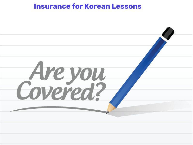 Korean Lessons Insurance